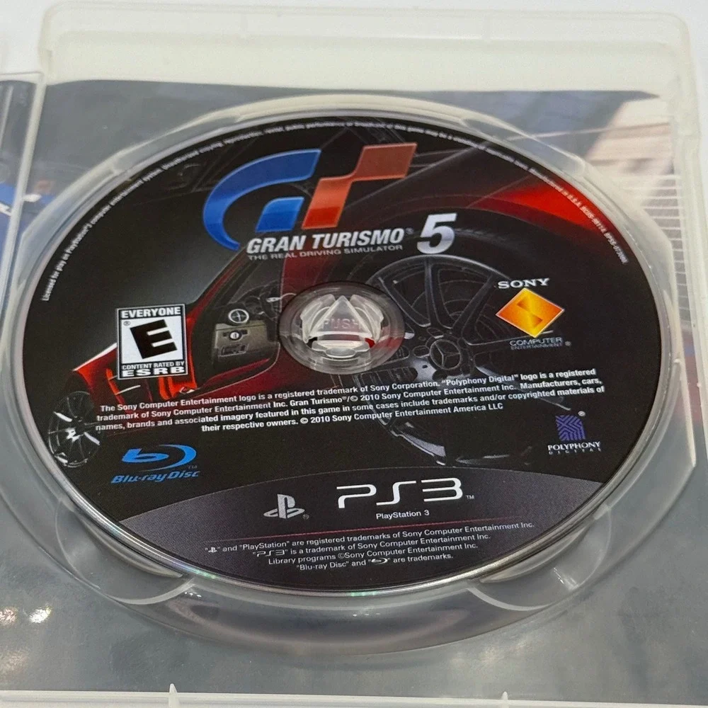 Gran Turismo 5 Sony PlayStation 3 PS3 Racing Simulator Game CIB BCUS-98114